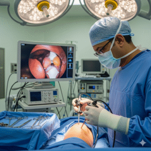 Arthroscope and surgical tools used for keyhole joint surgery in Gurgaon