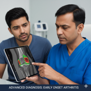 Sports injuries leading to early onset osteoarthritis and the need for a specialist orthopaedic surgeon in Gurugram.