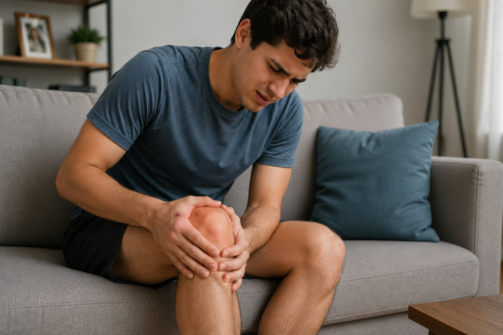 Joint pain in young adults affecting knee